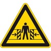 Piktogramm 316 dreieckig - "Warnung vor Quetschgefahr"